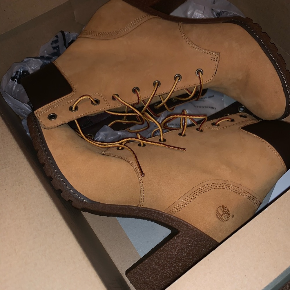Timberland heel 3 inch heel